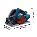 BOSCH PILARKA TARCZOWA, ZAGŁĘBIARKA GKT 18V-52 GC 0*AH L-BOXX 
www.izopassiv.pl