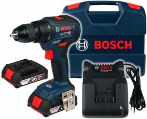 BOSCH WIERTARKO-WKRĘTARKA AKUMULATOROWA GSR 18V-50 2*2.0AH L-CASE