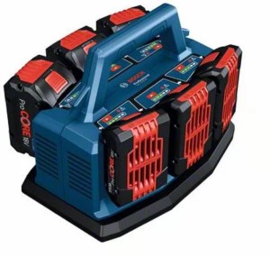 BOSCH SZYBKA ŁADOWARKA GAL 18V6-80, 6-PORTÓW ŁADOWANIA