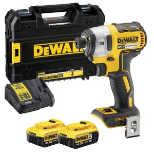 DEWALT ZAKRETARKA AKUMULATOROWA 18V 1/4'' 2*5,0AH LI-LON