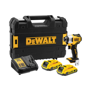 DEWALT ZAKRETARKA UDAROWA AKUMULATOROWA 18V 2*2.0AH