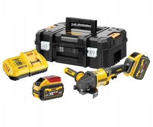DEWALT SZLIFIERKA KATOWA AKUMULATOROWA 125 MM FLEXVOLT 54 V 2*9.0AH