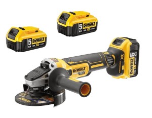 DEWALT SZLIFIERKA KATOWA AKUMULATOROWA 125 MM XR 3*5,0AH