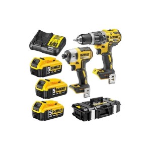 DEWALT ZESTAW NARZEDZI 18V DCD791 + DCF887 2*5.0AH