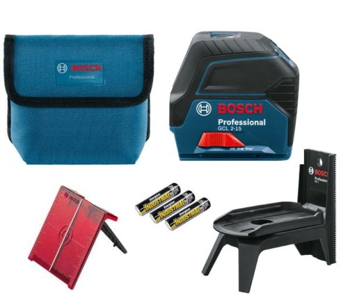 BOSCH LASER KRZYŻOWY GCL 2-15+RM1 BOX www.izopassiv.pl