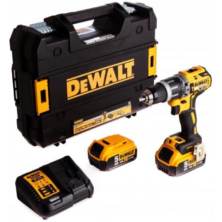 DEWALT AKUM. WIERTARKO-WKRĘTARKA Z UDAREM XR 18V 2x5.0AH KUFER_1 www.izopassiv.pl.JPG