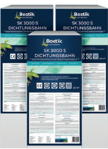 Bostik SK 3000 S Dichtungsbahn 20 mb, membrana uszczelniająca po stronie pozytywnej 