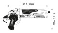 SZLIFIERKA KĄTOWA 125MM GWS 17-125 CIT 1700W www.izopassiv.pl