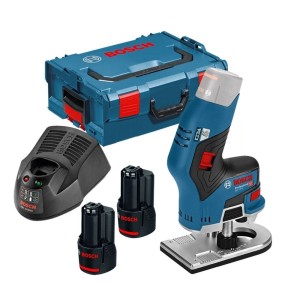 BOSCH FREZARKA DO KRAWĘDZI GKF 12V-8 2*3,0AH L-BOX