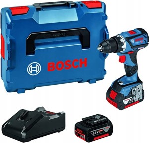 BOSCH WIERTARKO-WKRĘTARKA AKUMULATOROWA GSR18V-60C 2*5.0AH LBOXX