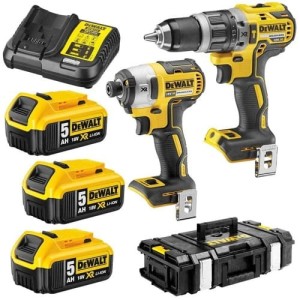 DEWALT ZESTAW NARZEDZI DCD796+DCF887 3*5,0AH KUFER