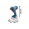 BOSCH KLUCZ UDAROWY AKUMULATOROWY GDR 18V-160 0*AH www.izopassiv.pl