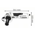 BOSCH SZLIFIERKA KĄTOWA 125MM GWS 17-125 CIE 1700W www.izopassiv.pl