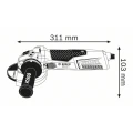BOSCH SZLIFIERKA KĄTOWA 125MM GWS 17-125 CI 1700W www.izopassiv.pl