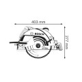 BOSCH PILARKA TARCZOWA GKS 235 TURBO 85 MM 2050W www.izopassiv.pl