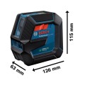 BOSCH LASER KRZYŻOWY GLL 2-15 G ZIELONY
www.izopassiv.pl
