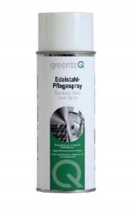 Spray do czyszczenia stali nierdzewnej greenteQ