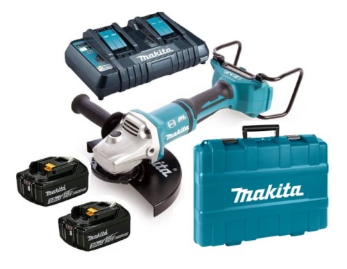 MAKITA SZLIFIERKA KĄTOWA AKUMULATOROWA 230MM 2x18V 2x5.0AH_1 www.izopassiv.pl.JPG