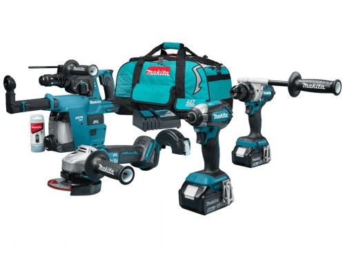 MAKITA ZESTAW COMBO LXT18V DGA504+DDF486+DTD153+DHR243+DX07 2x5.0AH_1 www.izopassiv.pl.JPG