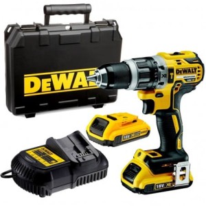 DEWALT AKUMULATOROWA WIERTARKO-WKRETARKA Z UDAREM BL 18V 2*2.0AH