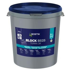 Bostik BLOCK B525 TERRA 2K (Dickbeschichtung 2K+) 30l, hydroizolacja dwuskładnikowa 