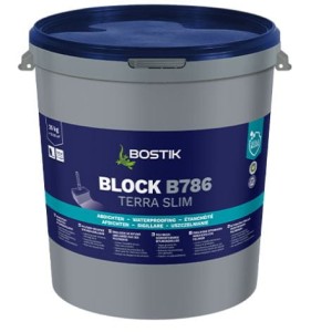  Bostik BLOCK B786 TERRA SLIM (K100 Schwarz), hydroizolacyjna masa bitumiczna