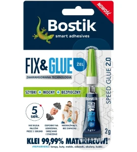 Bostik FIX&GLUE klej sekundowy 2g