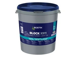 Bostik BLOCK X911 TERRA TURBO LIGHT 2K (Turbotec 2K+) 25 kg, hybrydowa masa hydroizolacyjna